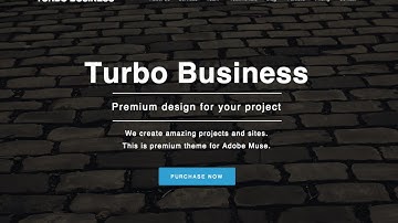 Adobe Muse template "Turbo Business" | How to edit "Header #3" section?