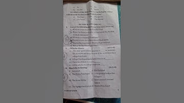 Class 6 ICSE history civics question paper first term 2025 26