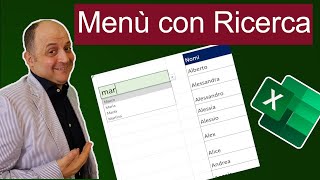 EM205 Nuovo menu a tendina di Excel  con ricerca del testo, metodo facilissimo (No VBA No formule) screenshot 4