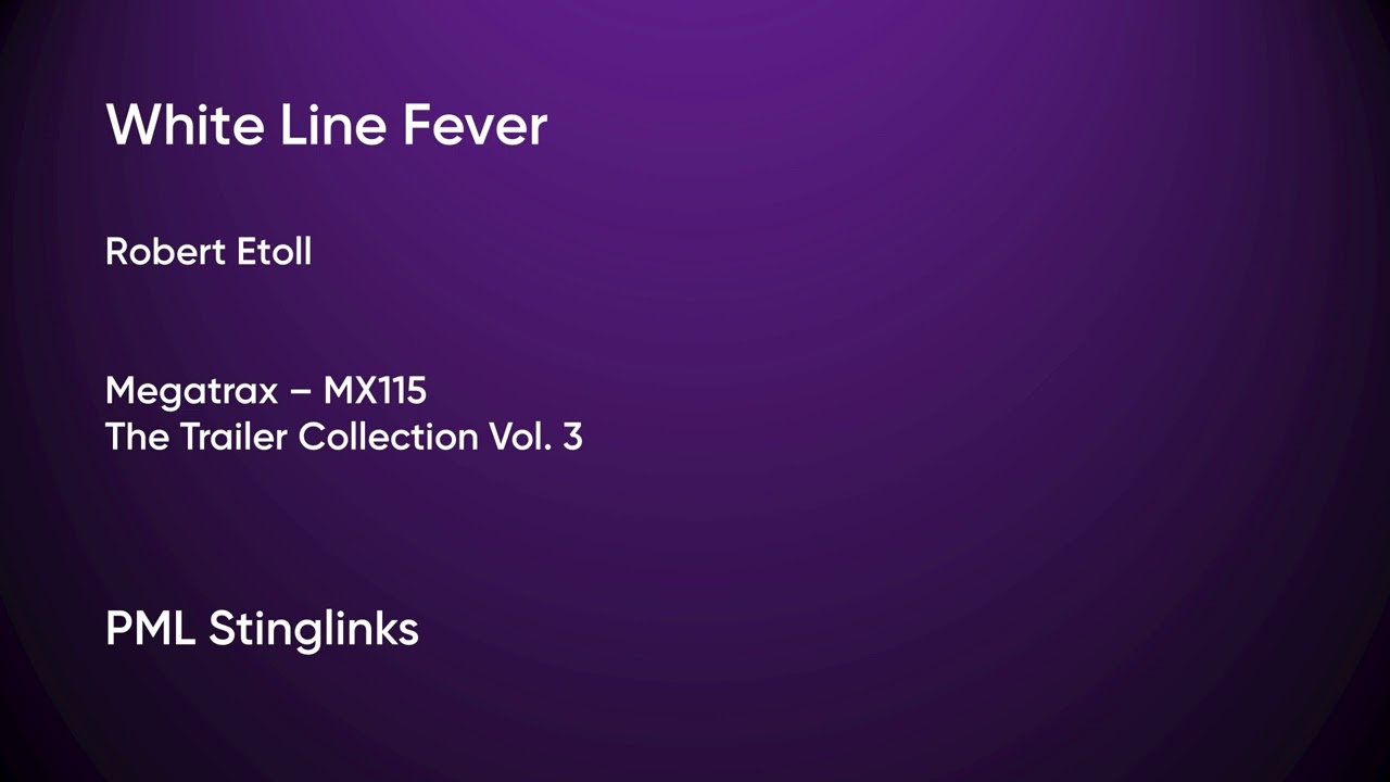 White Line Fever - Robert Etoll | Megatrax (MX115) [Full Track] - PML Stinglinks 