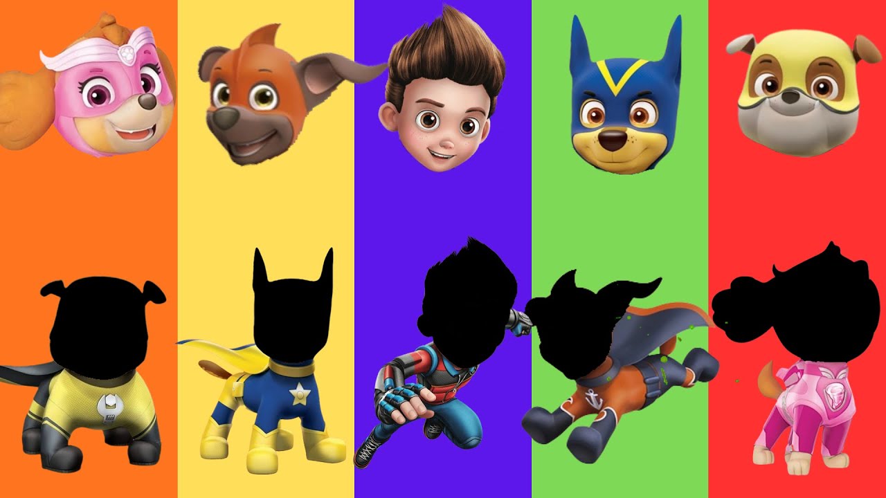 Wrong eyes👀 PAW Patrol Super Heroes Ryder&Chase&Rubble& Skye&Zuma-DAME TU COSITA Puzzle Heads