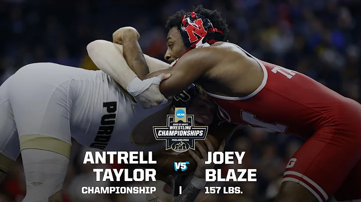 Antrell Taylor vs. Joey Blaze: 2025 NCAA wrestling championship (157 pounds)