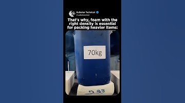 Avoid Damage! Use Proper Foam Density for Heavy Items! 🚛