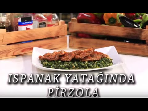 Ispanak Yatağında Pirzola Tarifi