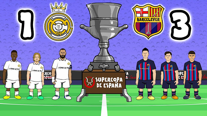 🏆BARCA beat REAL MADRID🏆 (Spanish Supercup Goals Highlights Madrid 1-3 Barcelona)