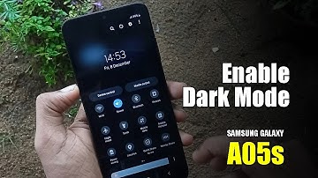 Enable Dark Mode - Samsung Galaxy A05s