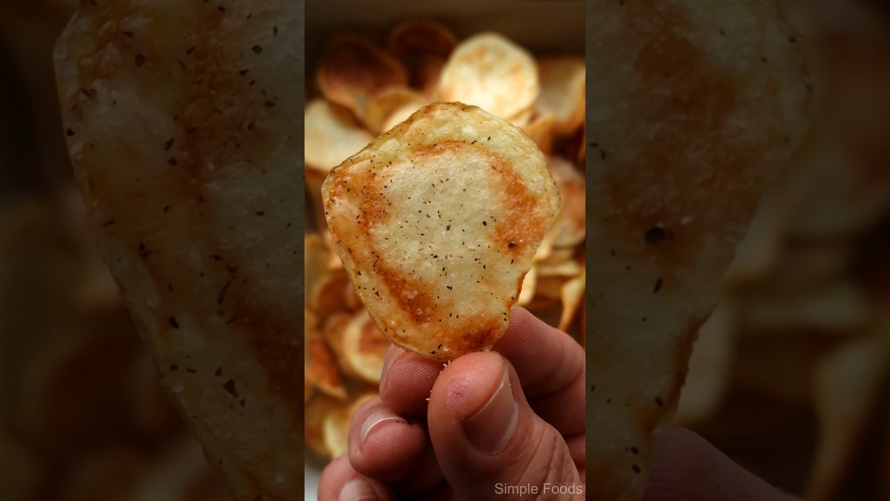 These Crisps Are Better Than Walkers! Homemade Oven-Baked Potato Crisps Recipe 