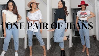 JEANS STYLED FOUR WAYS | SIZE 12 by Domanique's Diary 62 views 2 years ago 2 minutes, 28 seconds