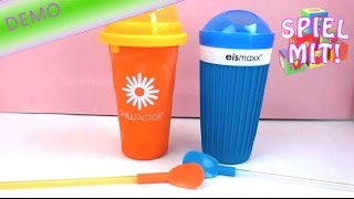 Slushice maker Vergleich - Chillfactor vs Icemaxx mit Eistee - Welcher funktioniert besser?