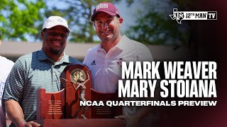 NCAA Quarterfinals Press Conference: Mark Weaver, Mary Stoiana