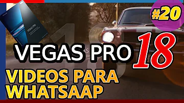 Como renderizar um vídeo no Sony Vegas para WhatsApp?