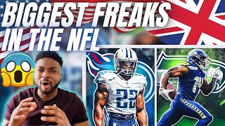 🇬🇧 BRIT Rugby Fan Reacts To THE BIGGEST FREAKS OF NATURE IN THE NFL!