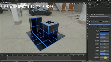 Pure Wire Update 1.1 (True Edge) Blender 2.81(EEVEE&Cycle)