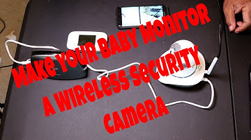 Baby Monitor to security camera conversion