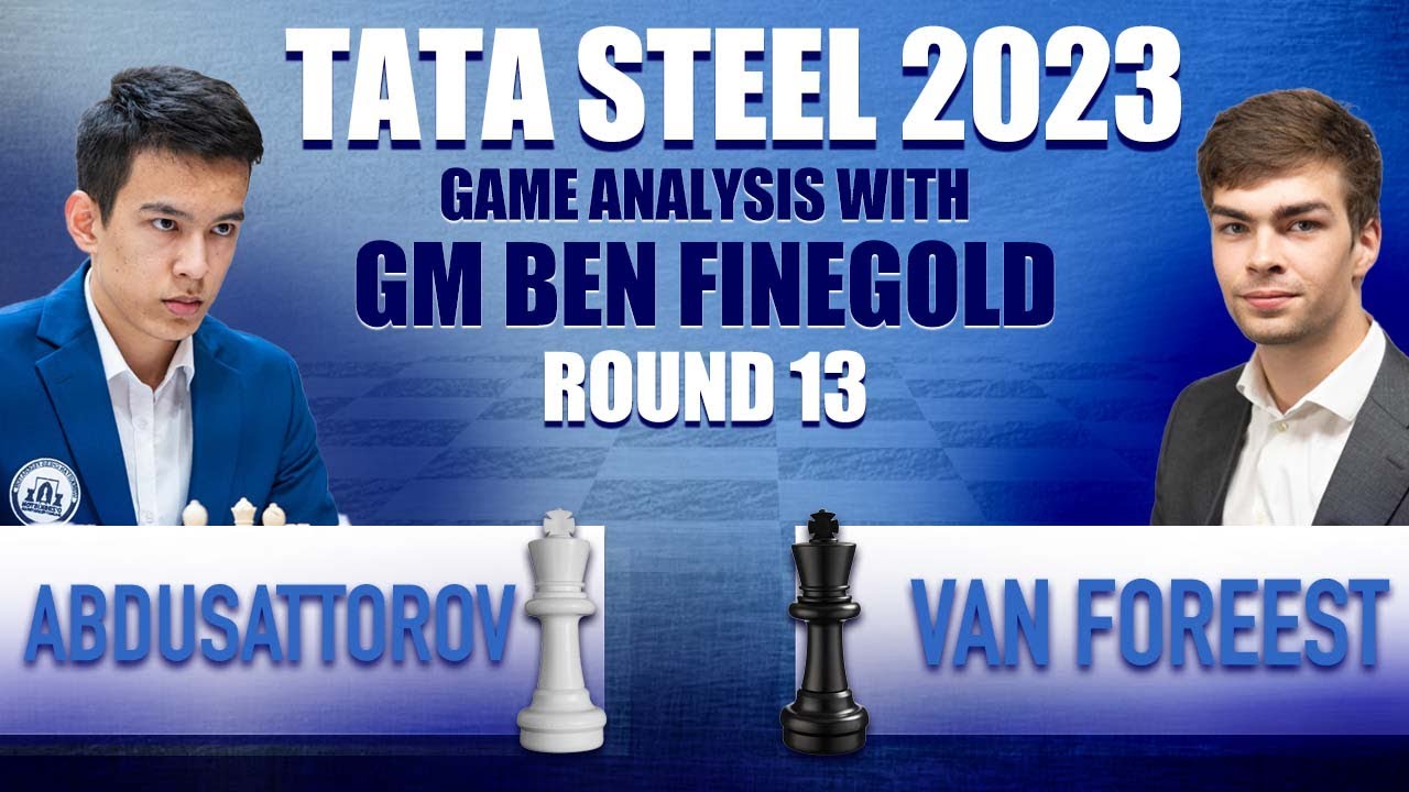 IT'S OVER!!! - Nodirbek Abdusattorov vs Jorden van Foreest - Tata Steel  Masters 2023 Last Round 