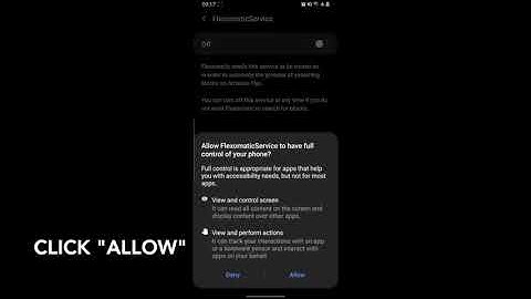 How to turn the Accessibility Service on with Flexomatic #AmazonFlex
