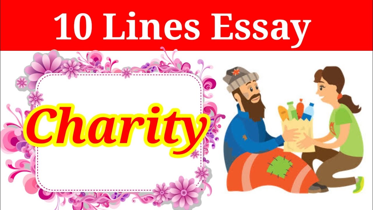 essay on charity in english