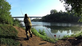 Ночная рыбалка на Берша и Леща.Ночевка в Уазике.Лещ на Донку.