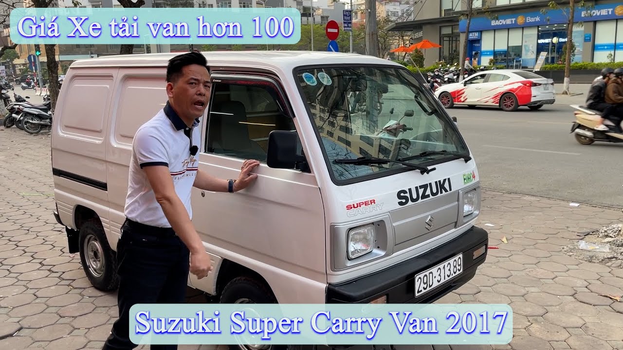 Suzuki Super Carry Van 2017 xe ô tô cũ tải van giá rẻ