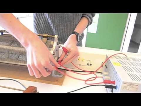La Place Rails Expérience des rails de Laplace - TPE Emile Loubet - YouTube