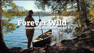 Forever Wild | 3 Days Canoe Camping in the Adirondack Wilderness