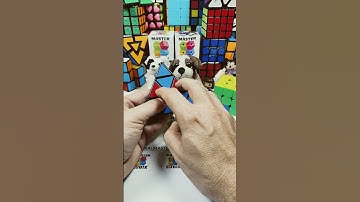 Cómo colocar aristas descolocadoas 2 a 2en pyraminx de manera intuitiva.#shorts
