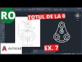 AutoCAD 2021 | Totul de la 0 | Exercițiu pentru începători 7 | Limba română