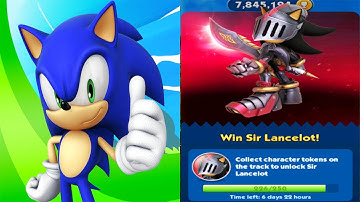 Sonic Dash New Event - SIR LANCELOT SHADOW ⚔️ New Character Update - All Character Android Gameplay