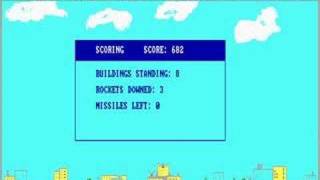 Missile Attack (DOS) - Game Play screenshot 4
