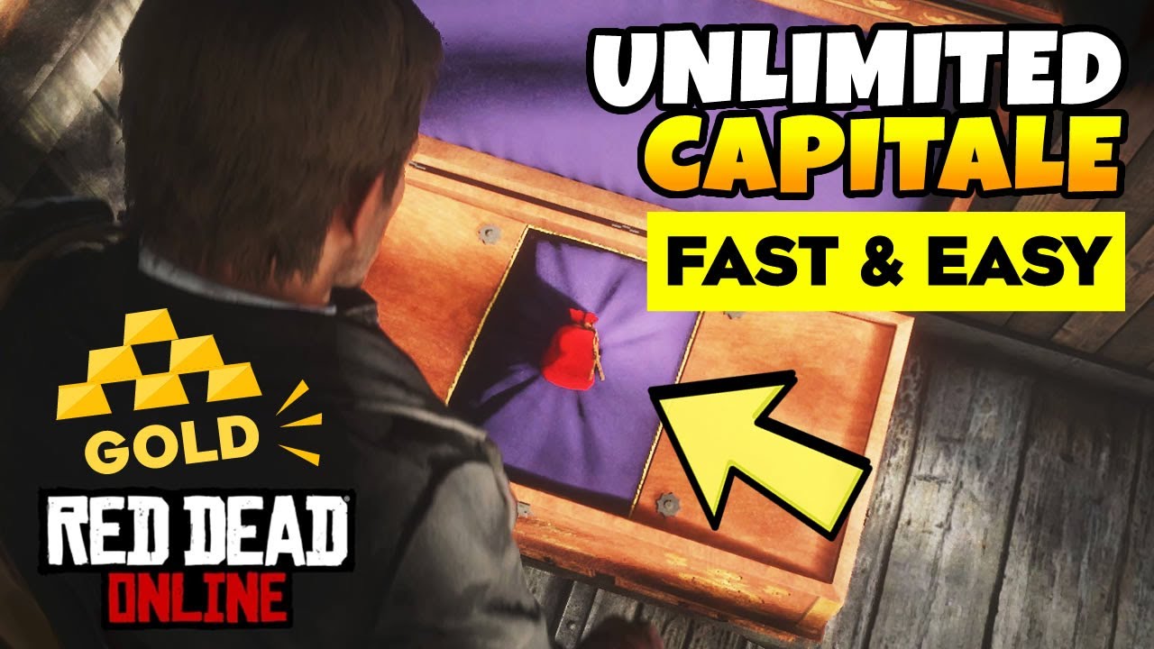 How to GET UNLIMITED CAPITALE + GOLD FAST & EASY (SOLO) in RED DEAD