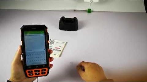 5.0 inch Handheld Terminal With 1D/2D Barcode Scanner And Built In UHF RFID Usage