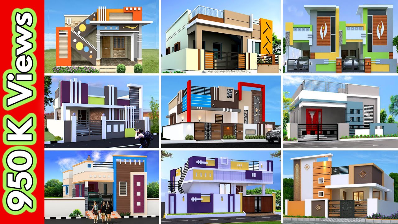 Top Small and Low Cost House Front Elevation Design | Single Floor ...