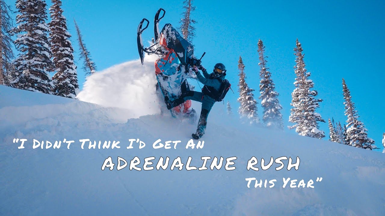 An Un-Expected Adrenaline Rush Snowmobiling This Year