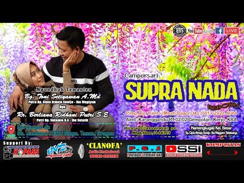 Live Streaming Campursari SUPRA NADA // CLANOFA AUDIO // HVS SRAGEN CREW 01 LIVE JAMBEAN