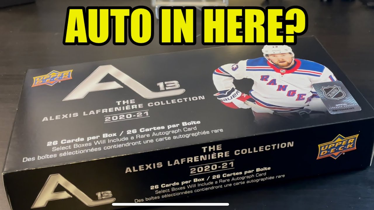Opening Alexis Lafreniere Box Set of 26 Cards. Each box will contain one  Moments or one Auto - YouTube