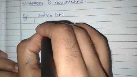 Fall Through in Switch Case in JAVA|JAVA BLUEJ|