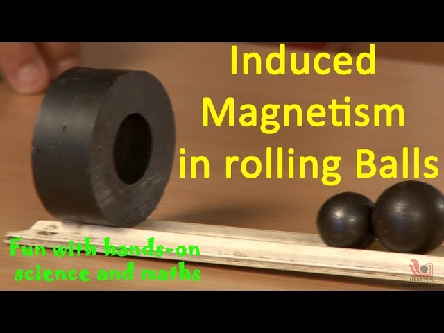 ⁣Induced Magnetism in rolling Balls | English