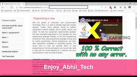 Programming in Java Solution | Week-1 Programming Assignment Q2 Solution | NPTEL Jul-Dec 2020