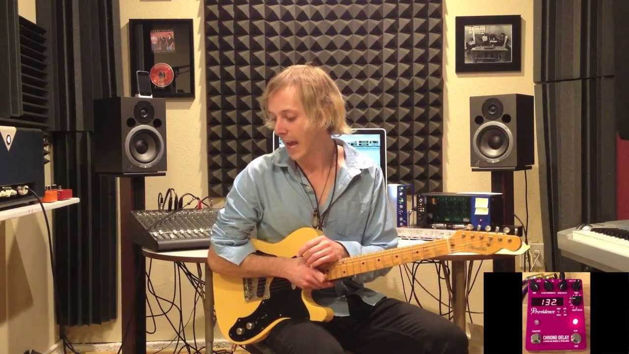 Providence Chrono Delay Pedal How to set a Dotted Eighth Delay YouTube