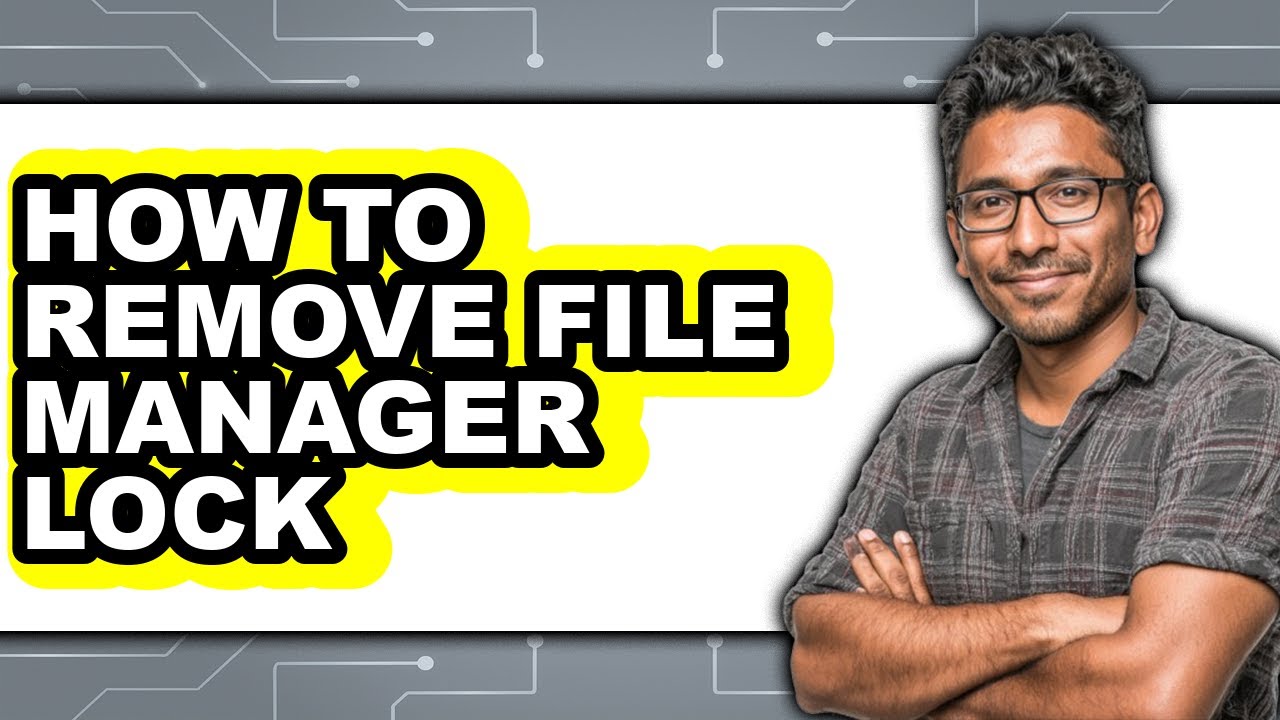 File Manager Lock How to Remove File Manager Lock (only Way) - YouTube