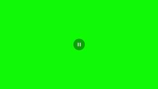 YouTube Play and Pause Button GREEN SCREEN + Download Link