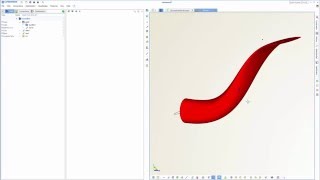 How to create a simple sweep surface