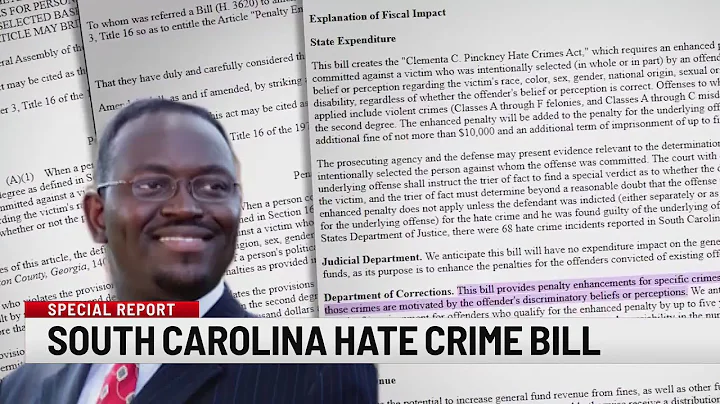 SC Hate Crime Bill Debate