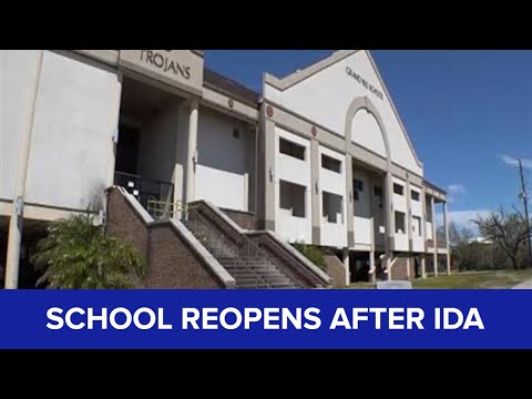 Grand Isle School reopens 6 months after Hurricane Ida