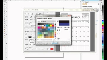 Using the CorelDRAW Calender Feature -
