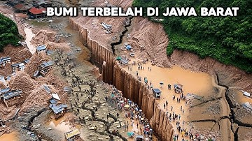 HEBOH!! TANAH TERBELAH DI BUMI PURWAKARTA!! Inilah Momen Alam Menakutkan Yang Terekam Kamera