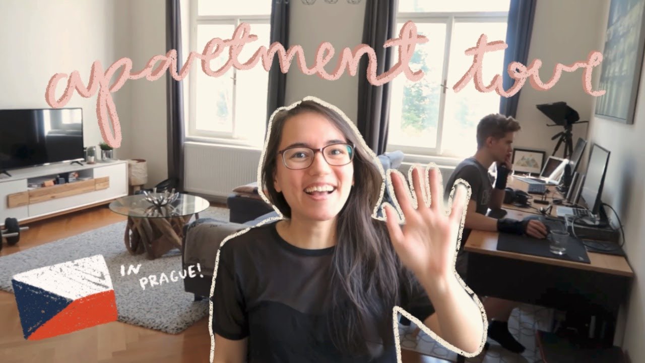 our prague apartment & home office tour
