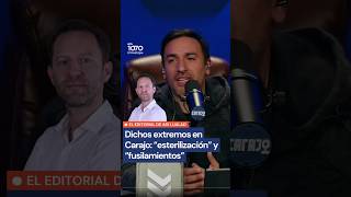 Dichos extremos en Carajo, el stream libertario: “esterilización” y “fusilamientos”
