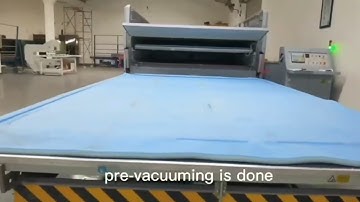 EVA Glass Laminating Furnace Operation Video