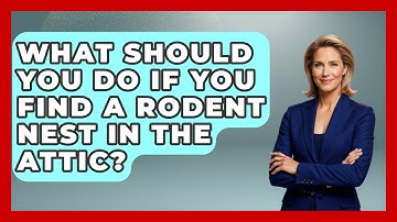 What Should You Do If You Find A Rodent Nest In The Attic? - Insects and Invaders